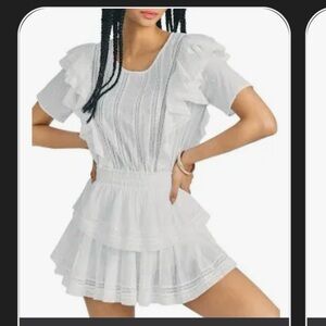 EUC love shack fancy tiered mini dress/ see photos